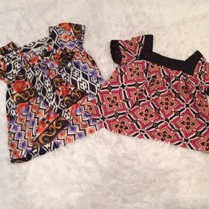 (2) lot of medium blouse